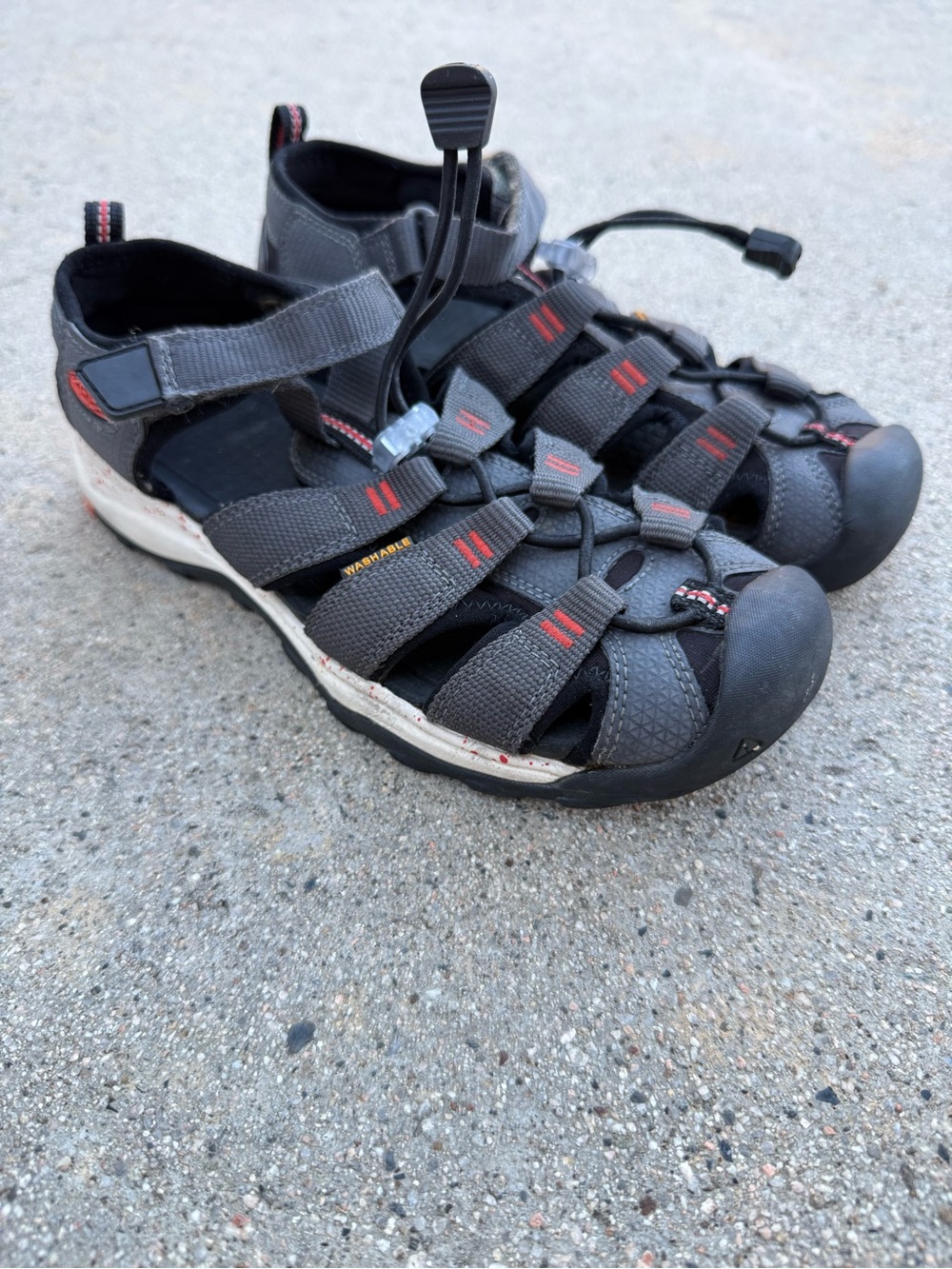KEEN BIG KIDS' NEWPORT H2 SANDALS Sz 3 outdoor camping water